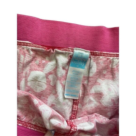 Y2K happy bunny capri lounge pants red hearts - Picture 3 of 4